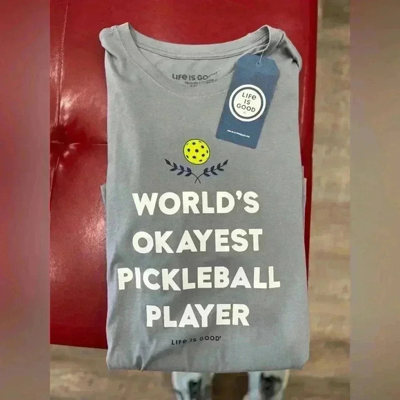 Life is Good Pickleball tee - Picture 2 of 3